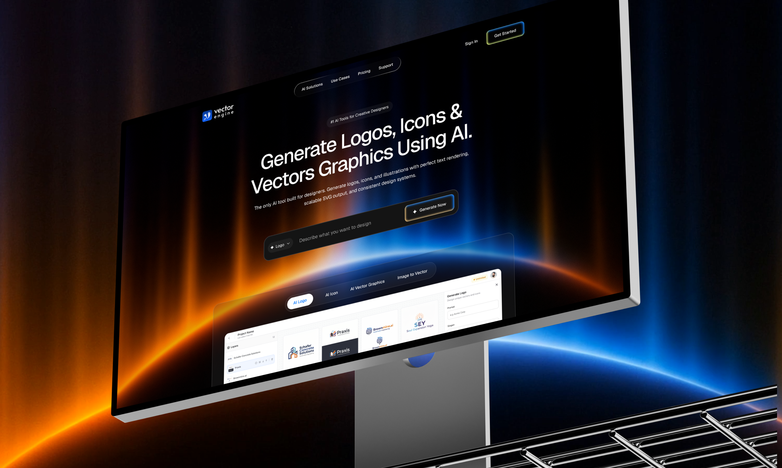 AI-Powered Logo, Icon & Vector Generator